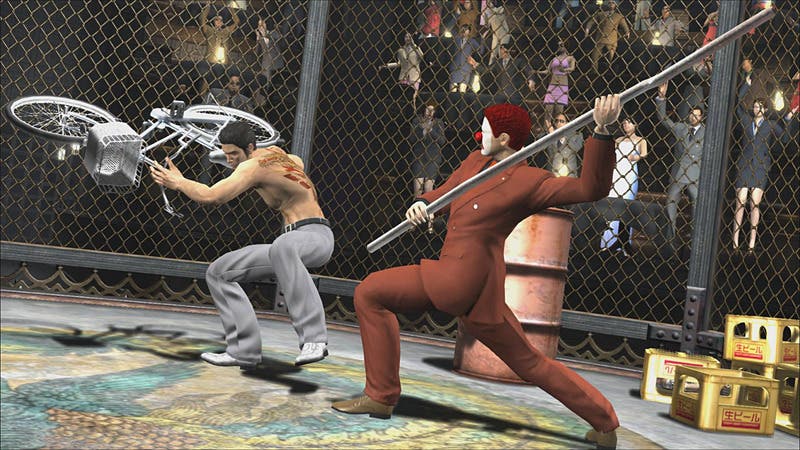 Imagen de Yakuza 3 se deja ver en PlayStation 4 con nuevas imágenes mostrando el Coliseo