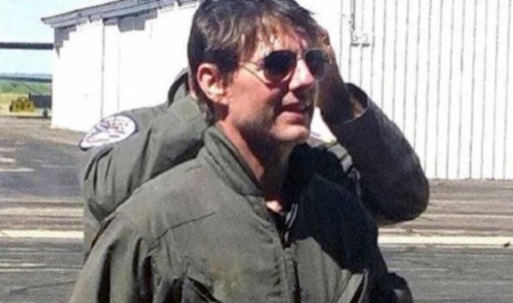 Imagen de Tom Cruise recupera el mono en las primeras imágenes del rodaje de Top Gun 2