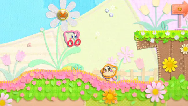 Kirby en el reino de los hilos