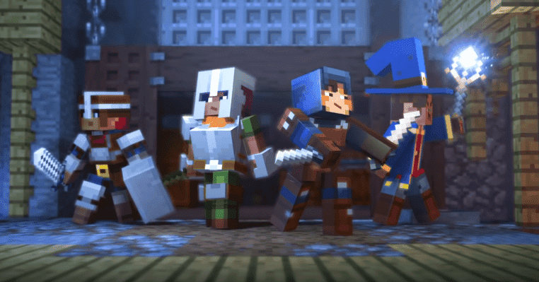 Imagen de Mojang sorprende anunciando Minecraft: Dungeons, un nuevo título en la franquicia