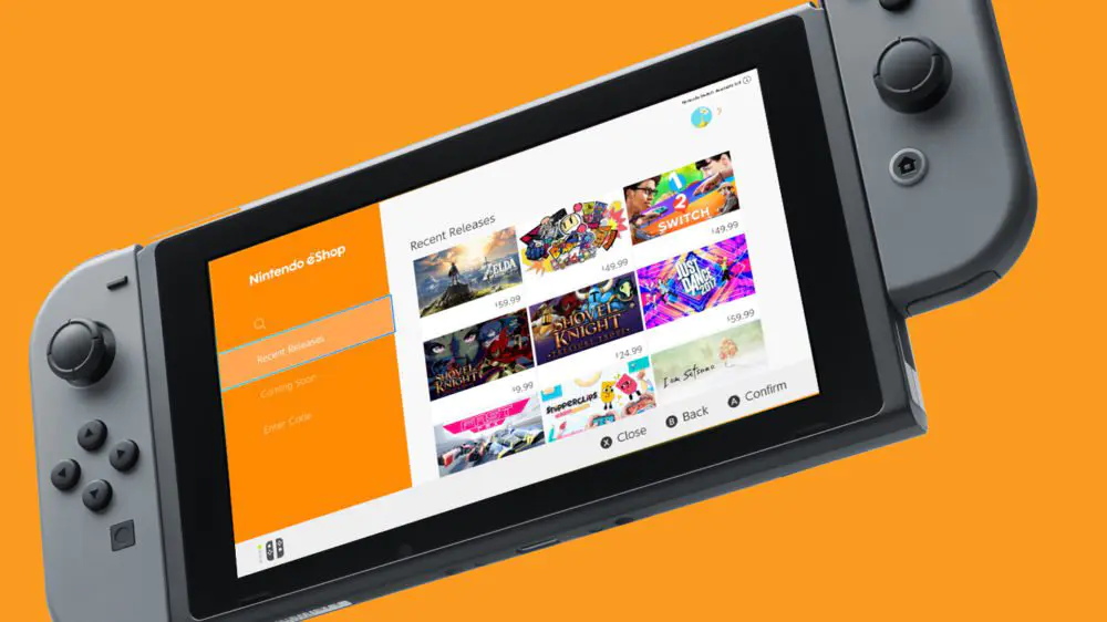 nintendo eshop consola virtual switch