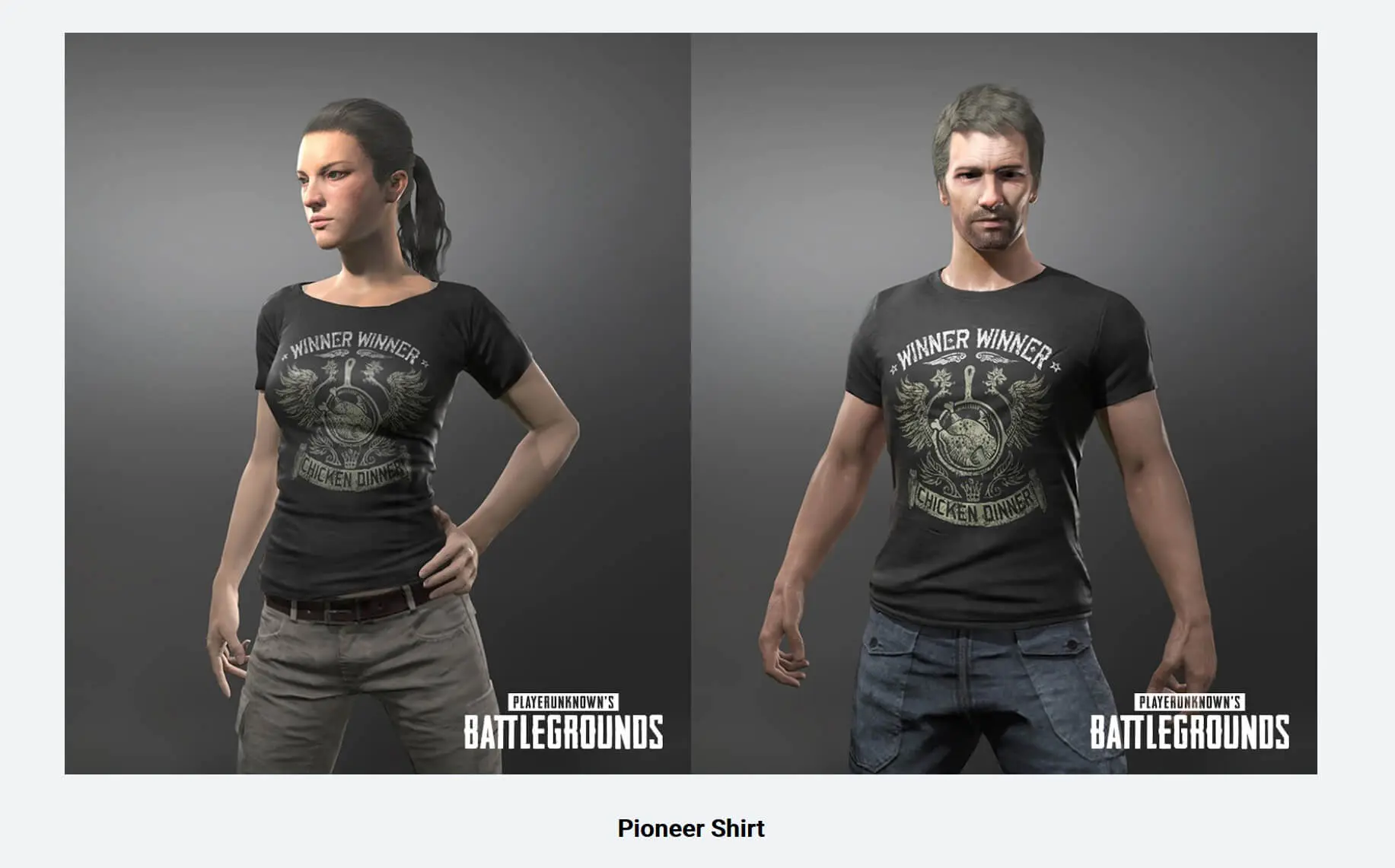 pubg pioneer shirt