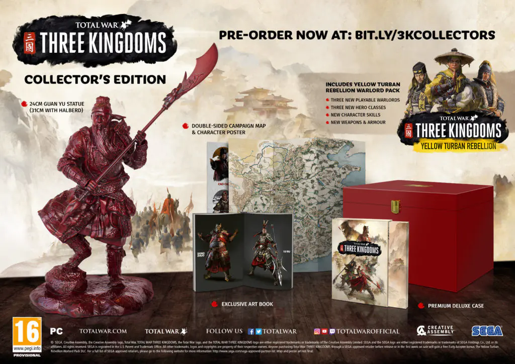 total war three kingdoms collectors