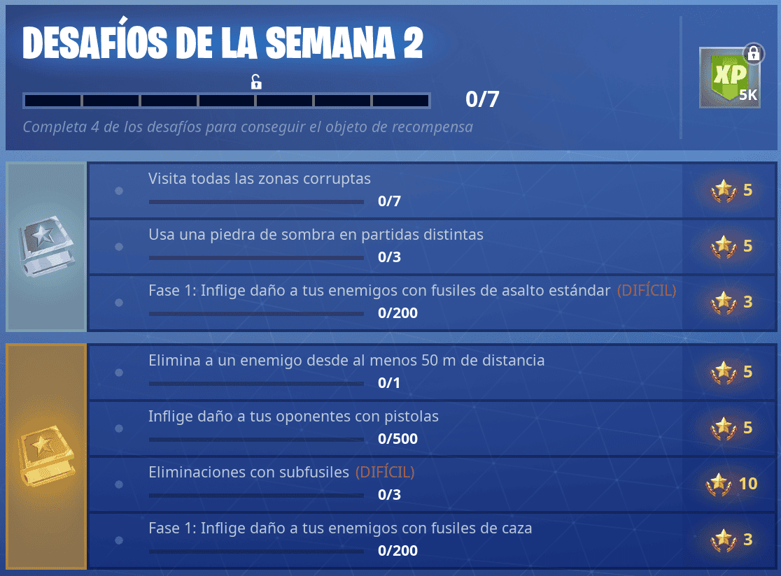 Los Desafíos De La Segunda Semana De Fortnite Ya Están Disponibles 6175