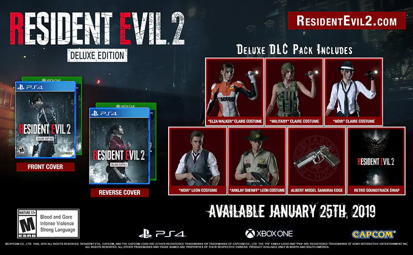 Resident Evil 2 Deluxe Edition