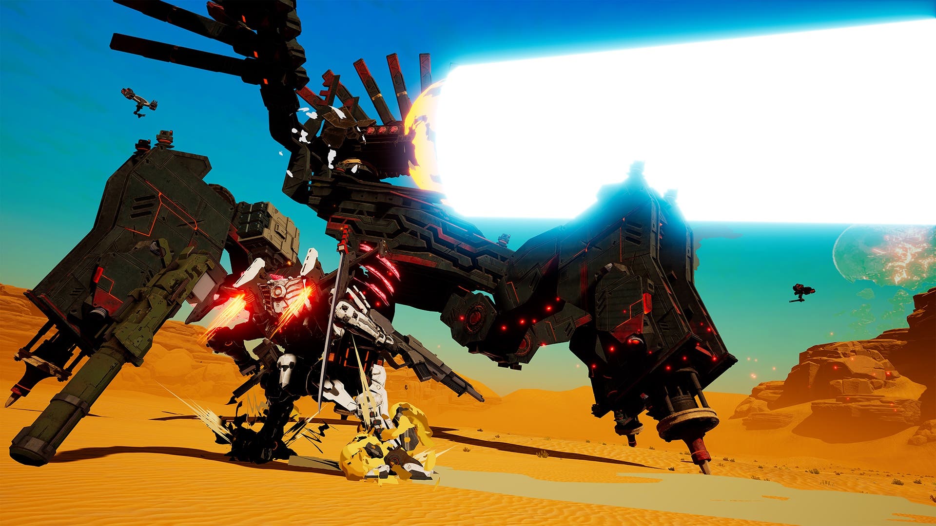 Imagen de Daemon X Machina lanza nuevos clips de vídeo con material gameplay