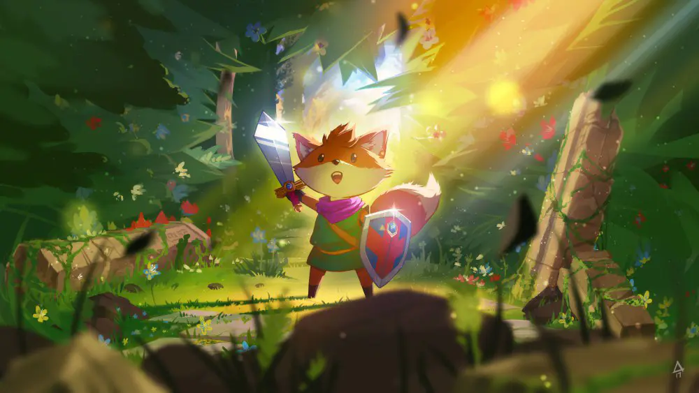 Imagen de El colorido TUNIC se muestra en un extenso gameplay comentado