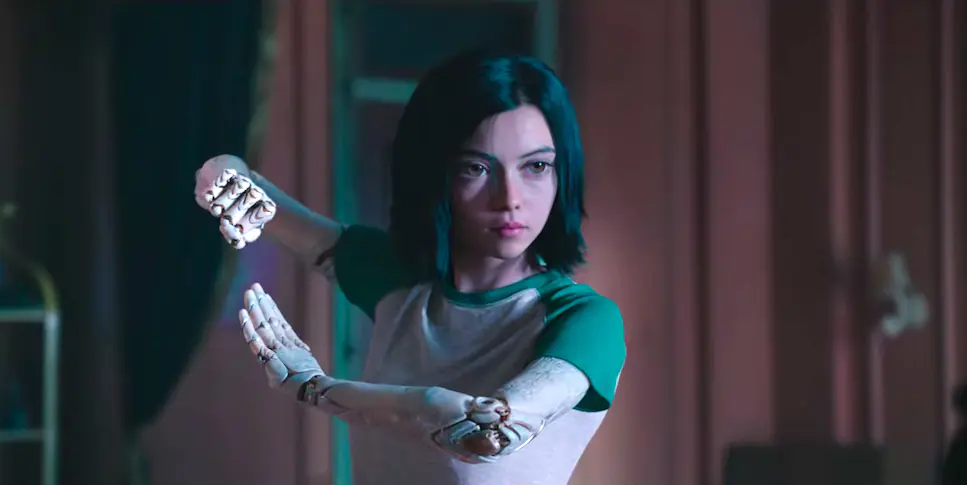 Imagen de Pintura de guerra en el nuevo póster de Alita: Ángel de combate