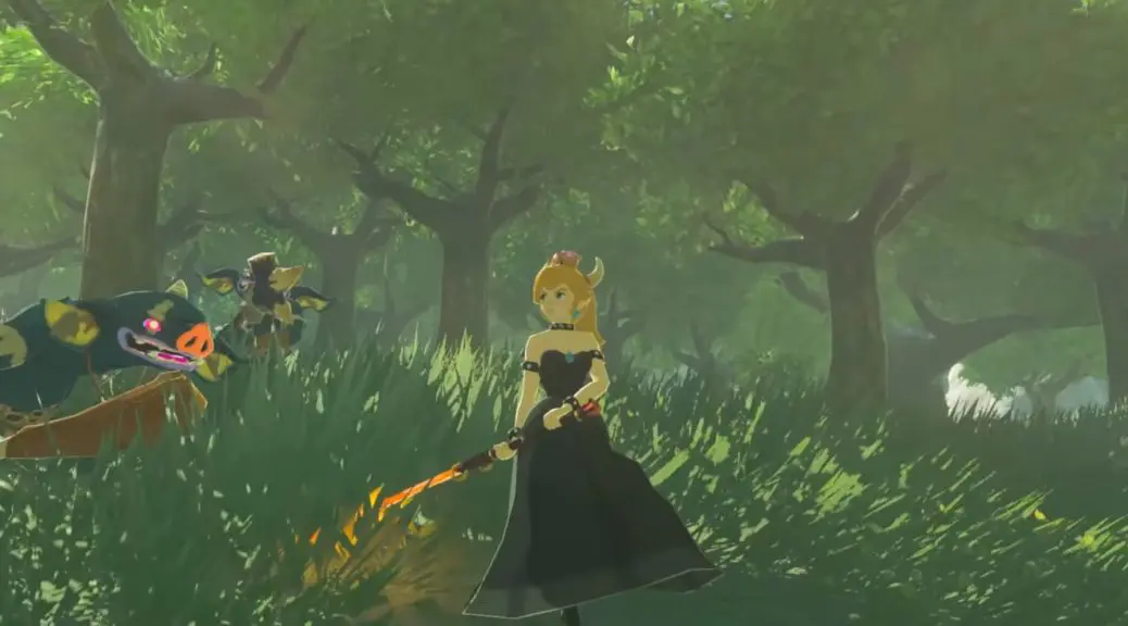 Imagen de La querida Bowsette se cuela en Zelda: Breath of the Wild