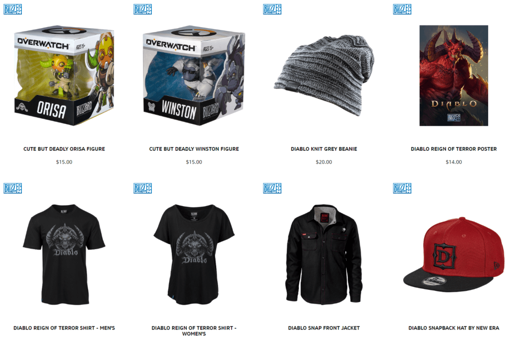 diablo reig of terror merch