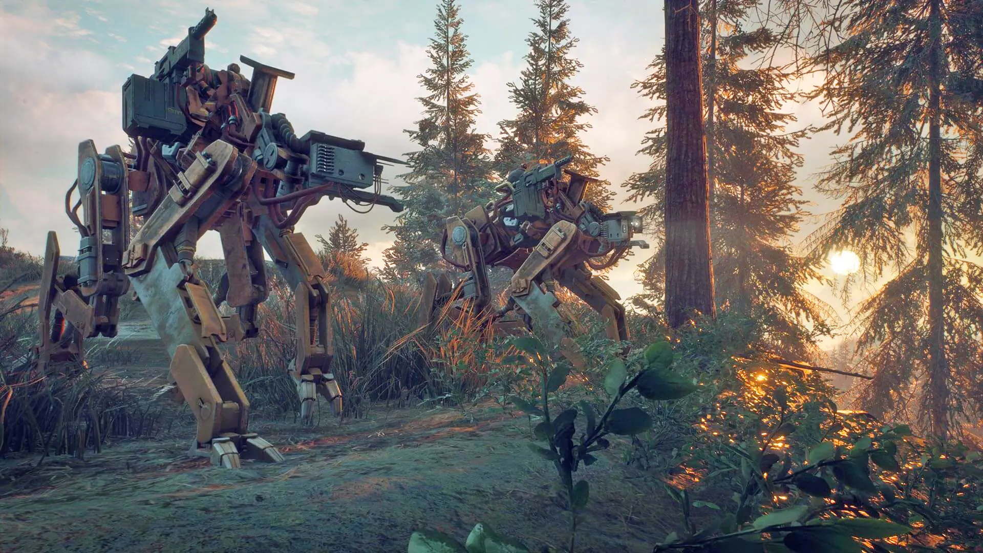 Imagen de Generation Zero ofrece una muestra de su ciclo día/noche y su climatología