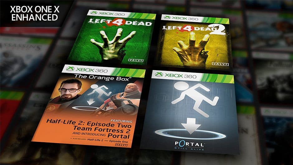 Imagen de 4 nuevos juegos de Valve de X360 están optimizados para Xbox One X