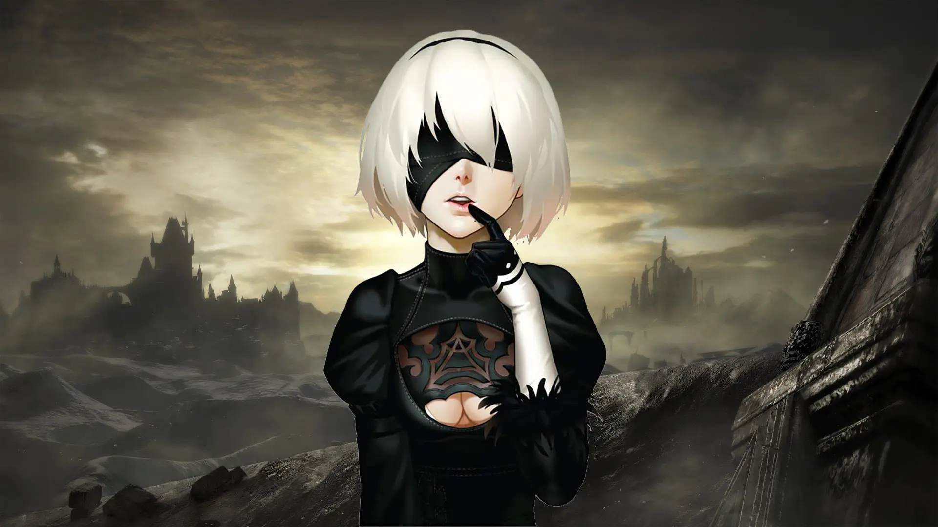 Imagen de 2B se convierte en protagonista de Dark Souls: Remastered gracias a este curioso mod