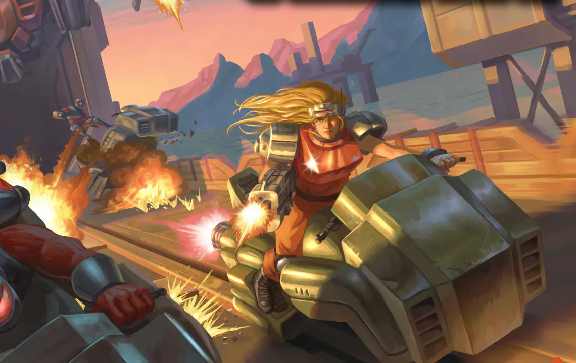 Imagen de Disfrutarás de la acción de Blazing Chrome a principios de 2019 en Switch, PlayStation 4 y PC