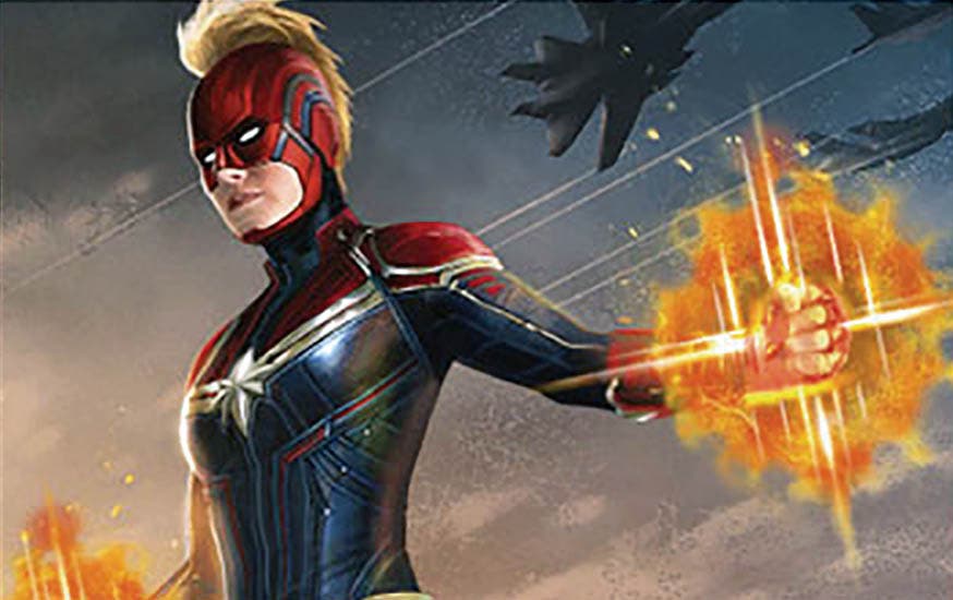 Imagen de Capitana Marvel estrena su traje rojo al completo en nuevas e increíbles imágenes