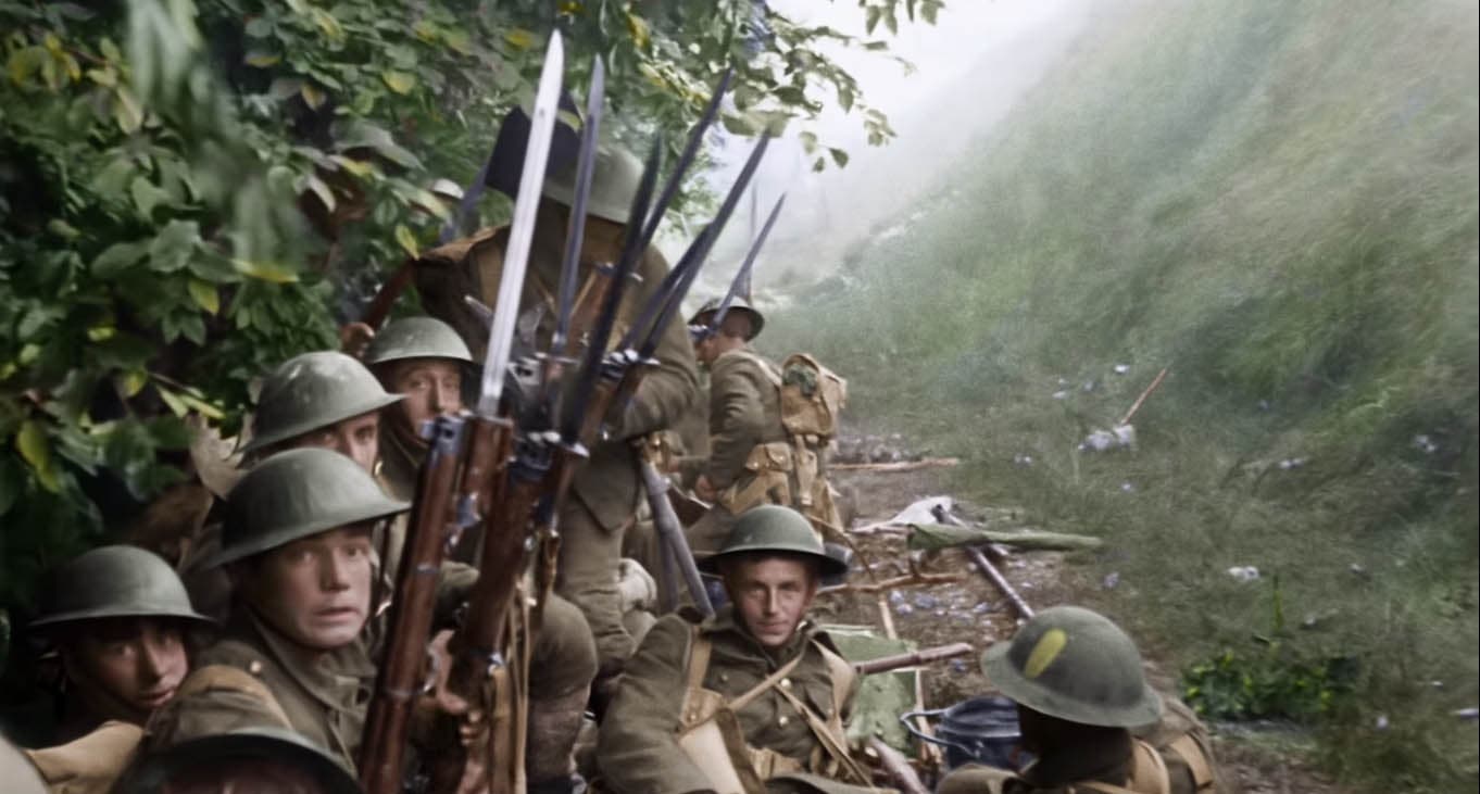 Peter Jackson repasa la Primera Guerra Mundial a color en They Shall Not  Grow Old