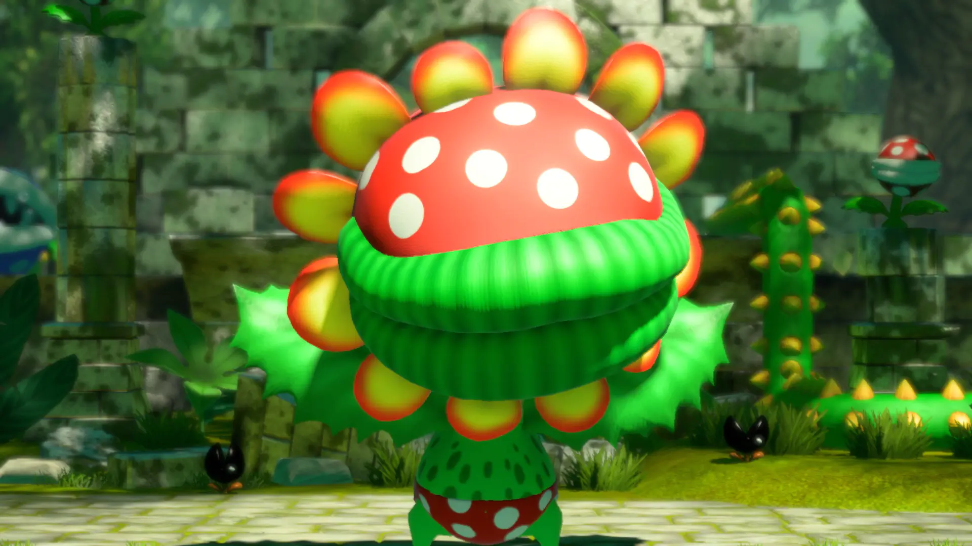 Imagen de Floro Piraña y Shy Guy muestran sus habilidades en el nuevo tráiler de Mario Tennis Aces
