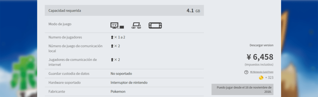 pokemon lets go ficha