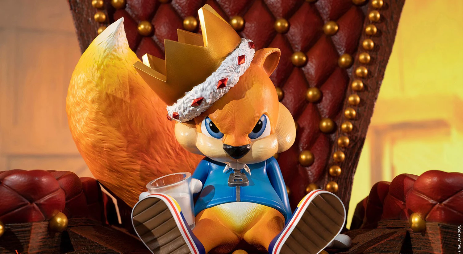 Imagen de First 4 Figures recrea en una impresionante pieza al mítico Conker