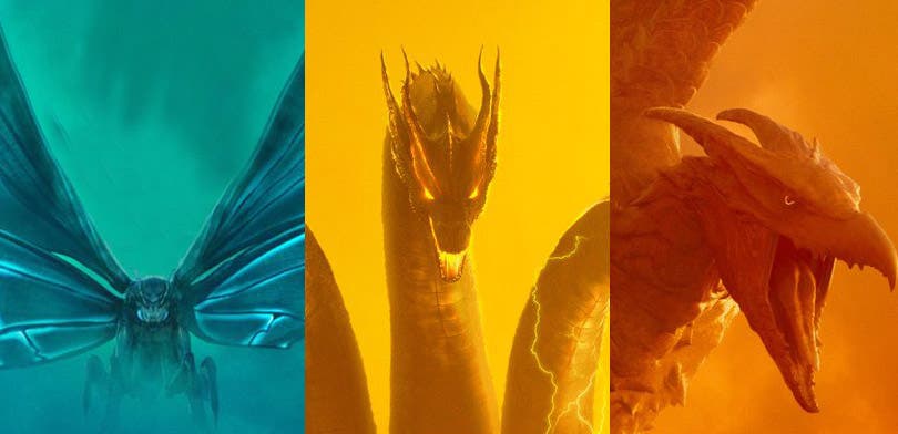Imagen de Tres colores para el apocalípsis: Así son los nuevos pósteres de Godzilla 2