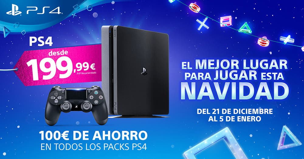 Oferta PS4 Navidad