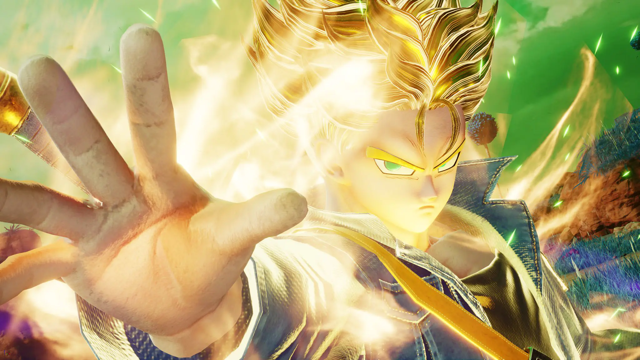 Imagen de Jump Force muestra imágenes de Trunks, Boa Hancock y Renji Abarai