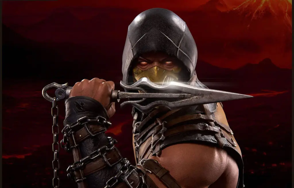 mortal kombat scorpion statue pop culture shock 903842 07
