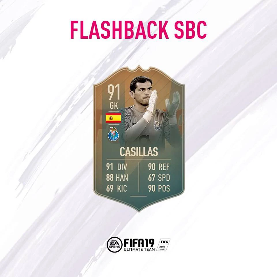 Imagen de Casillas Flashback es el SBC estrella de hoy en FIFA 19 Ultimate Team