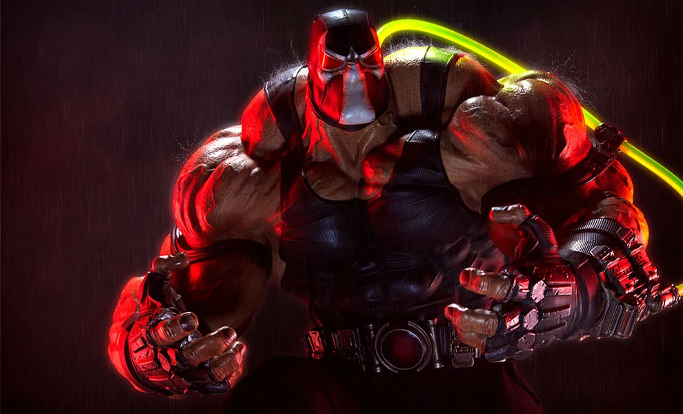 Imagen de Sideshow Collectibles nos muestra una imponente figura de Bane