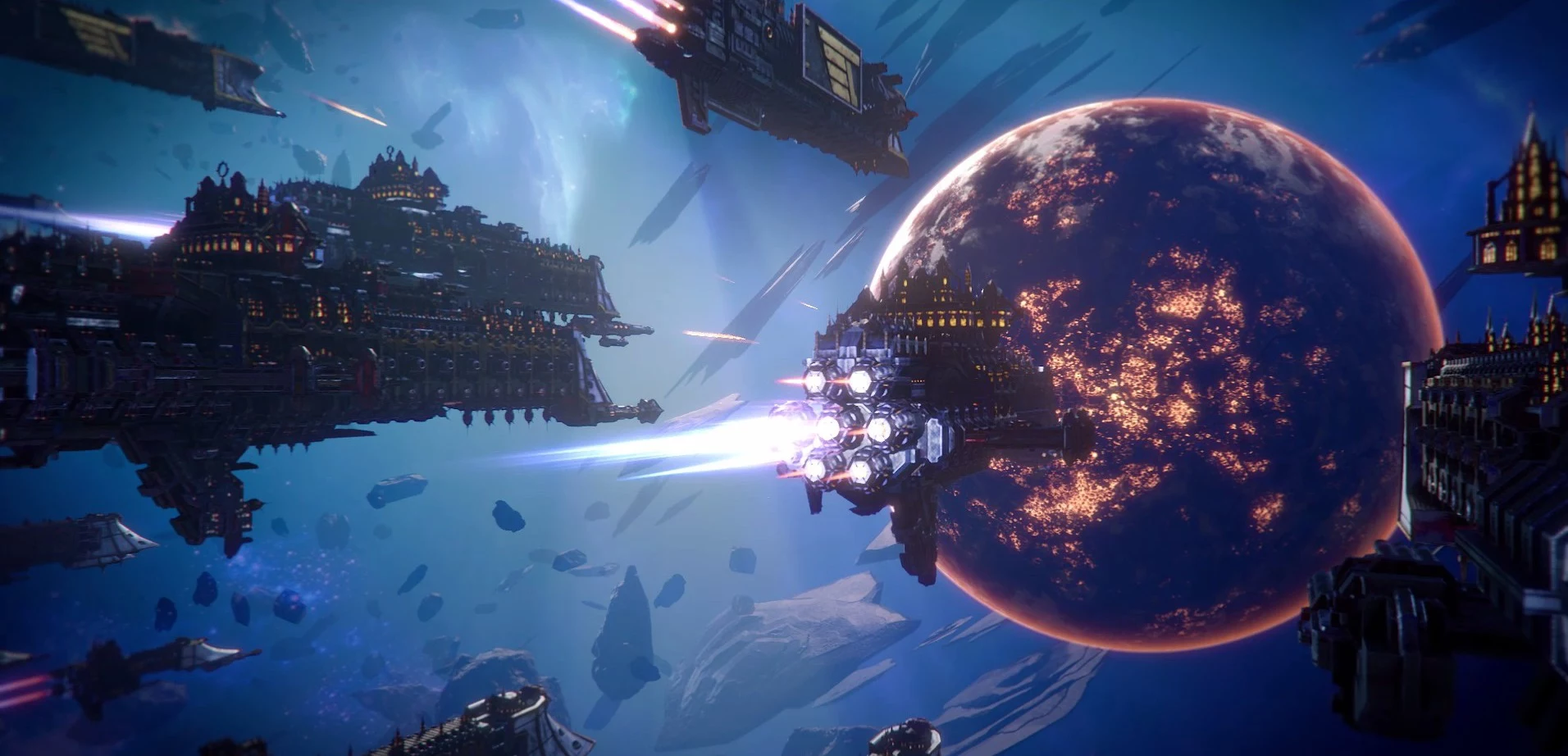 Imagen de Battlefleet Gothic: Armada 2 ya se encuentra disponible y lo celebra con un tráiler
