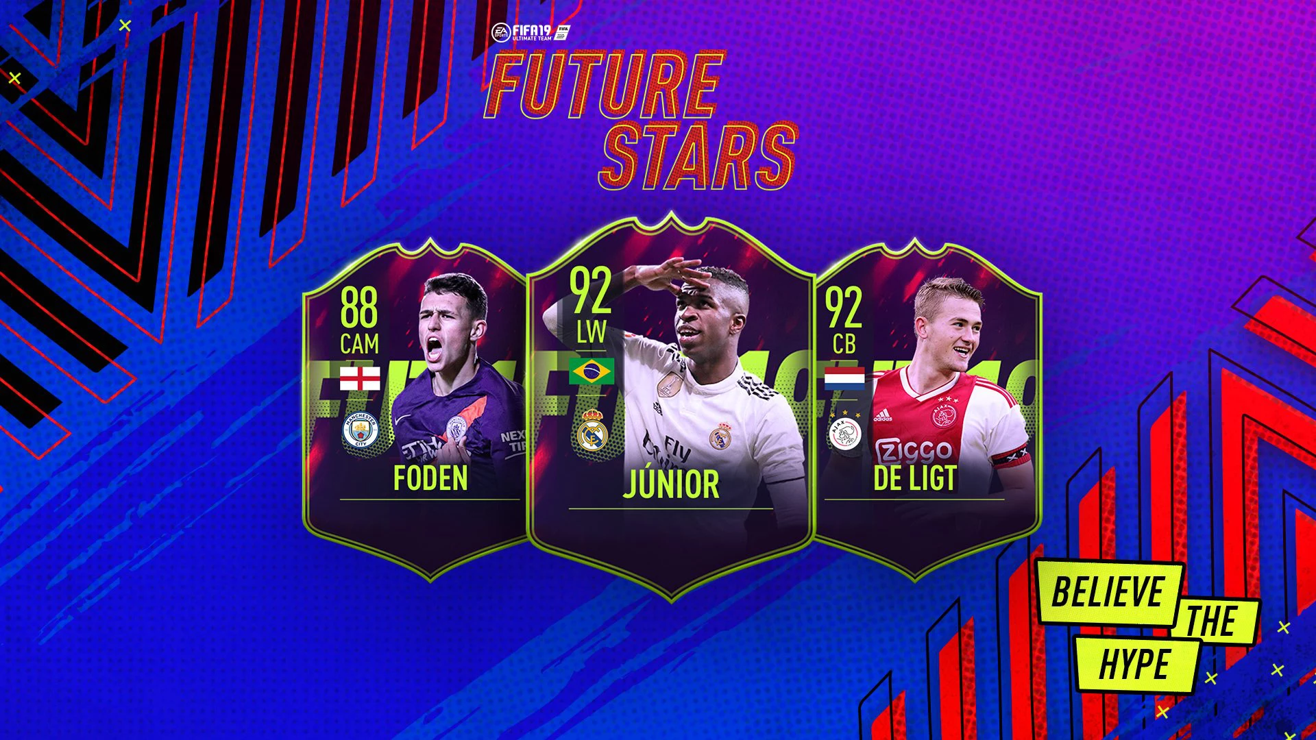 Imagen de Vinicius, De Ligt y Foden son los primeros Future Stars de FIFA 19 Ultimate Team