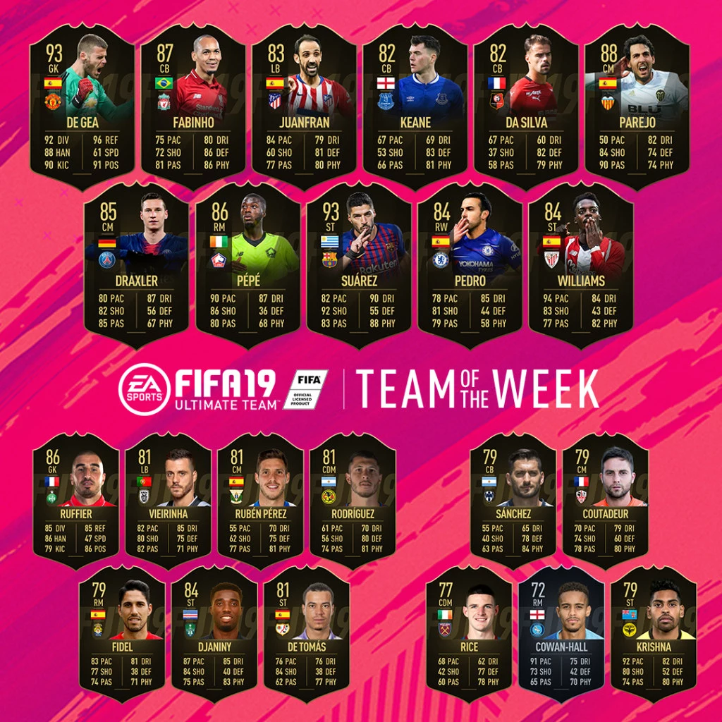FUT19 TOTW IG