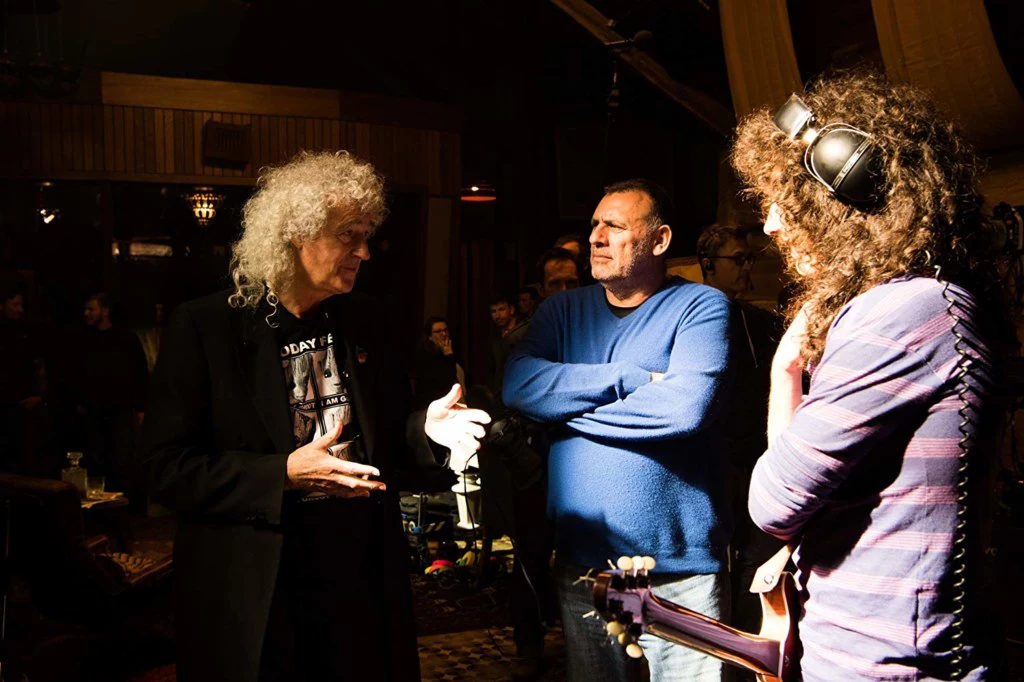 Graham King on set