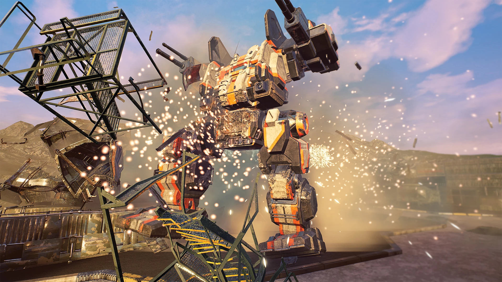 Imagen de Láseres, disparos y muchas explosiones en el nuevo tráiler de MechWarrior 5