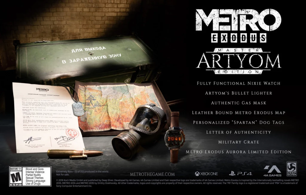Metro Exodus Master Artyom Edition