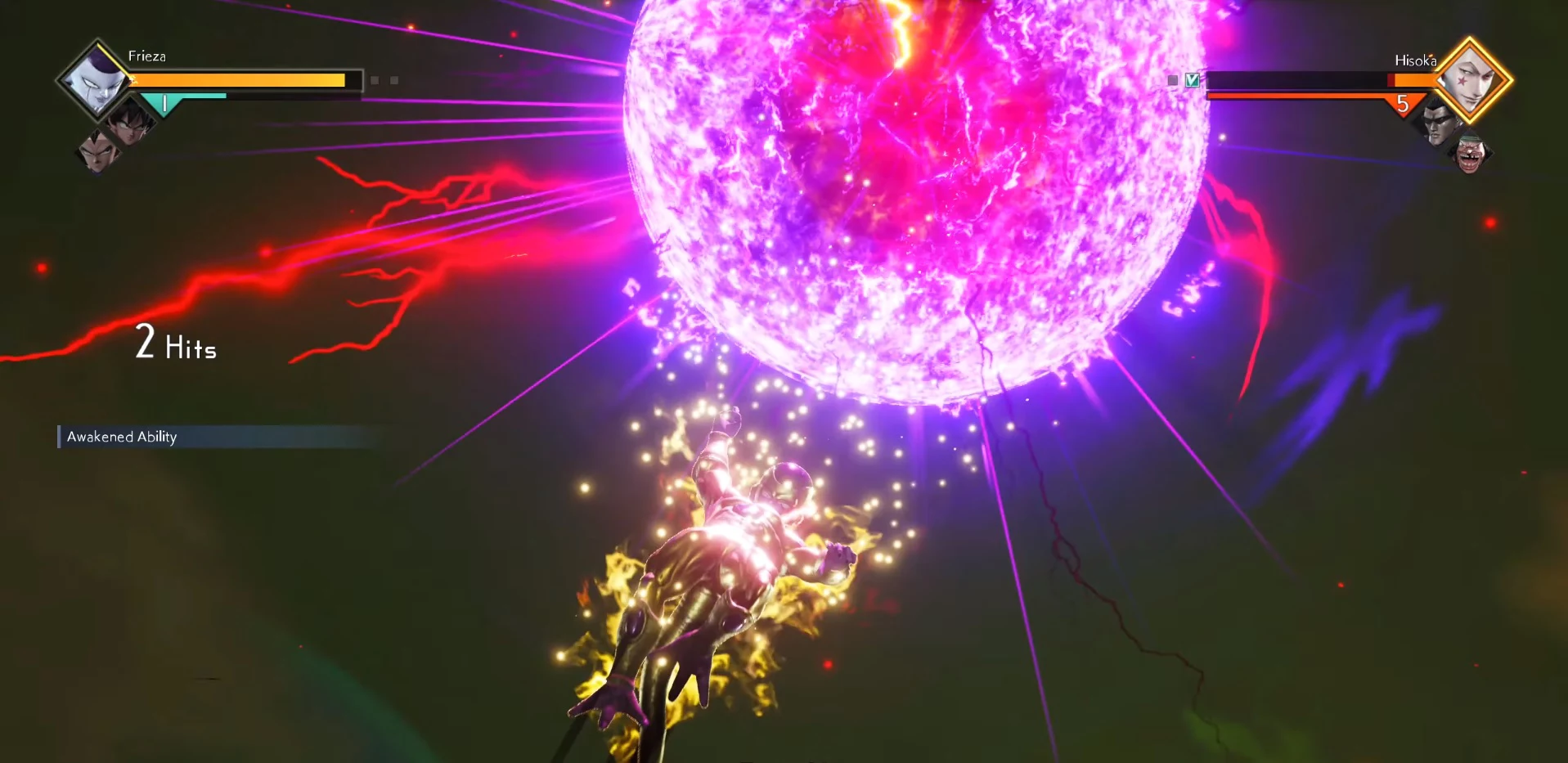 Imagen de Jump Force muestra a Freezer Dorado y Freezer 100% de Poder en dos nuevos gameplays