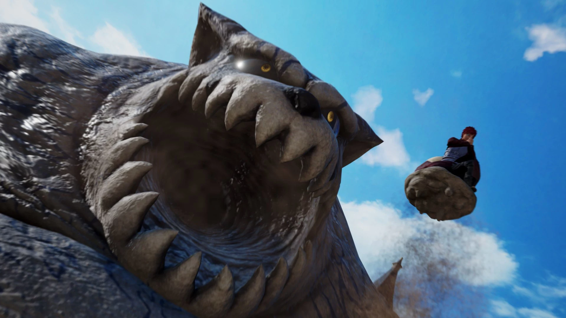 Imagen de Jump Force muestra imágenes de Gaara, Kaguya, Kakashi y sus villanos