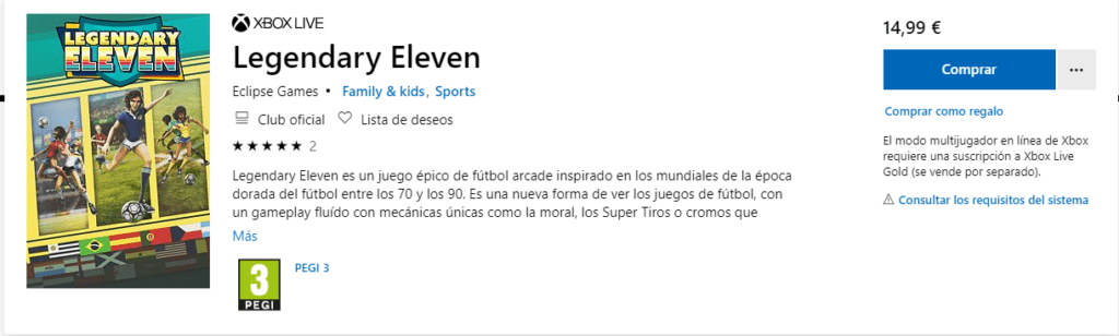 legendary eleven ss