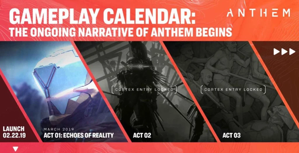 Anthem Calendario