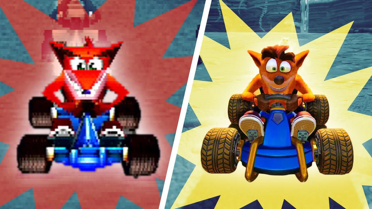 Imagen de Comparativa de Crash Team Racing Nitro-Fueled con el título original