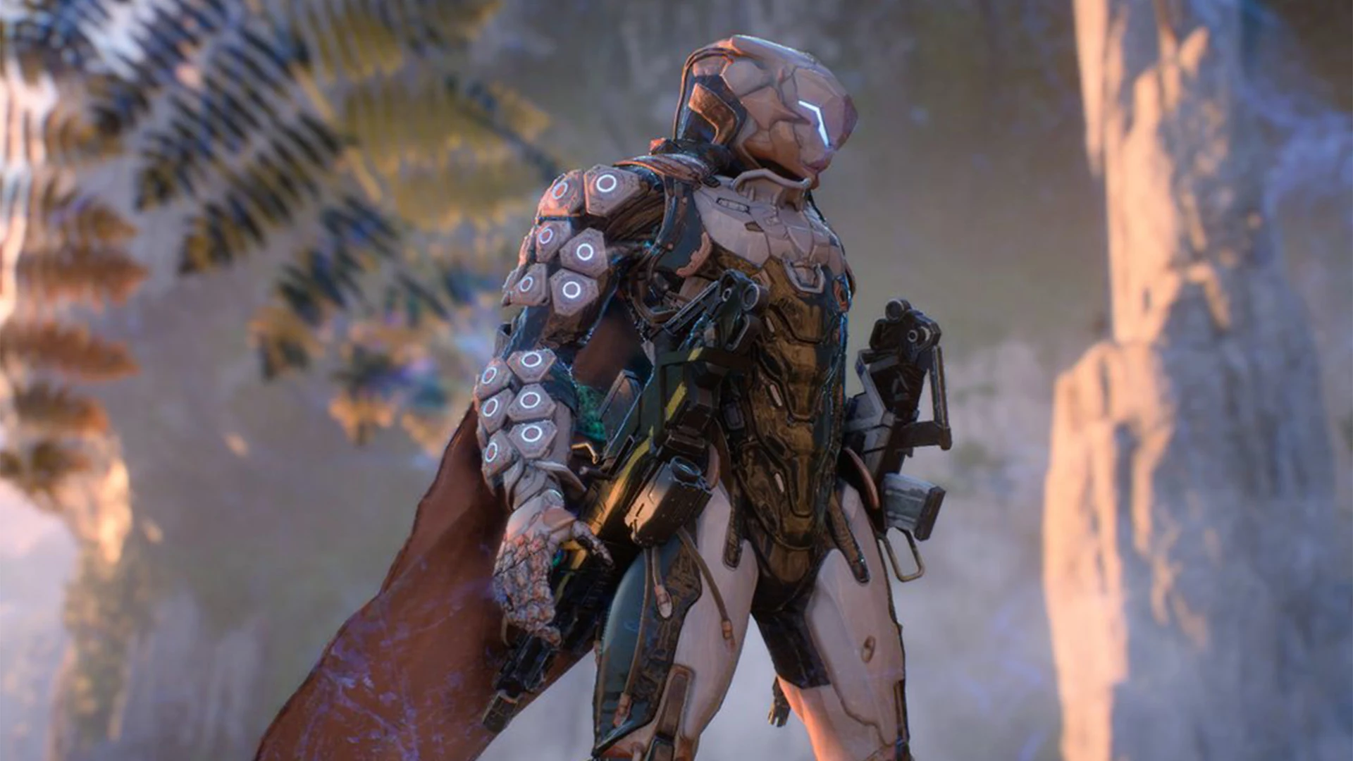 Imagen de Un jugador de Anthem transforma su Alabarda en Cell de Dragon Ball Z