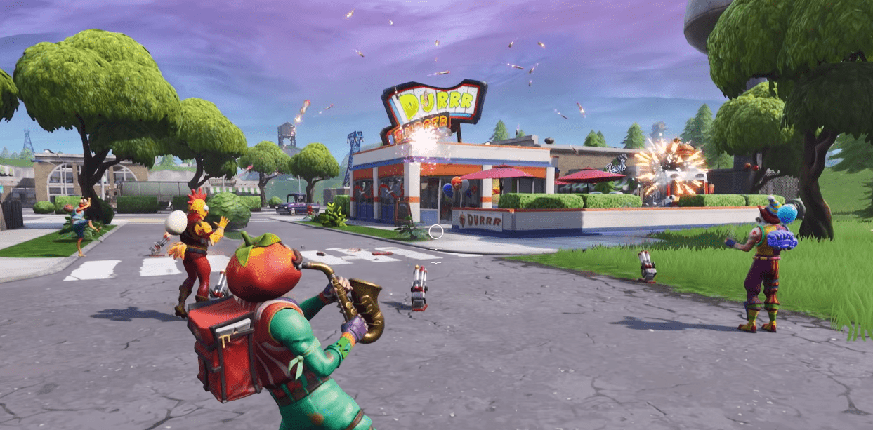 Imagen de Los cohetes pirotécnicos y las fogatas de entorno llegan a Fortnite con el parche 7.30