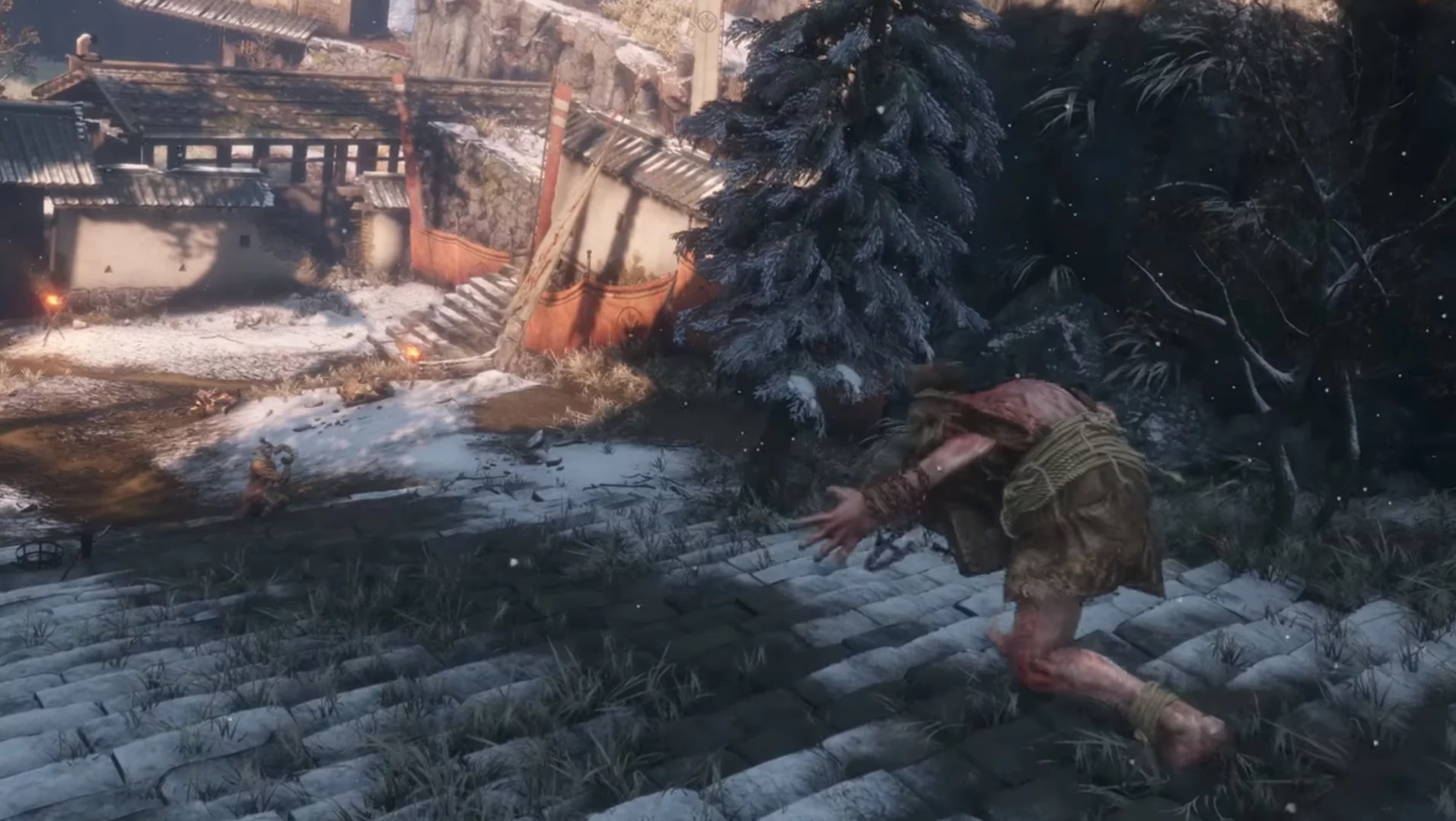 Imagen de Sekiro: Shadows Die Twice nos muestra al Ogro Encadenado en tráiler