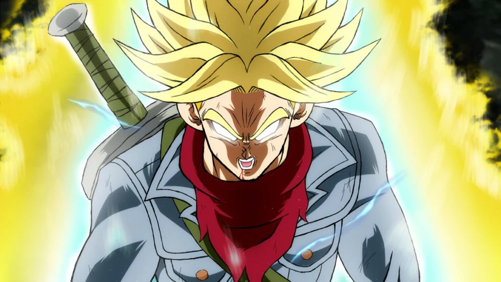 trunks del futuro dragon ball super broly