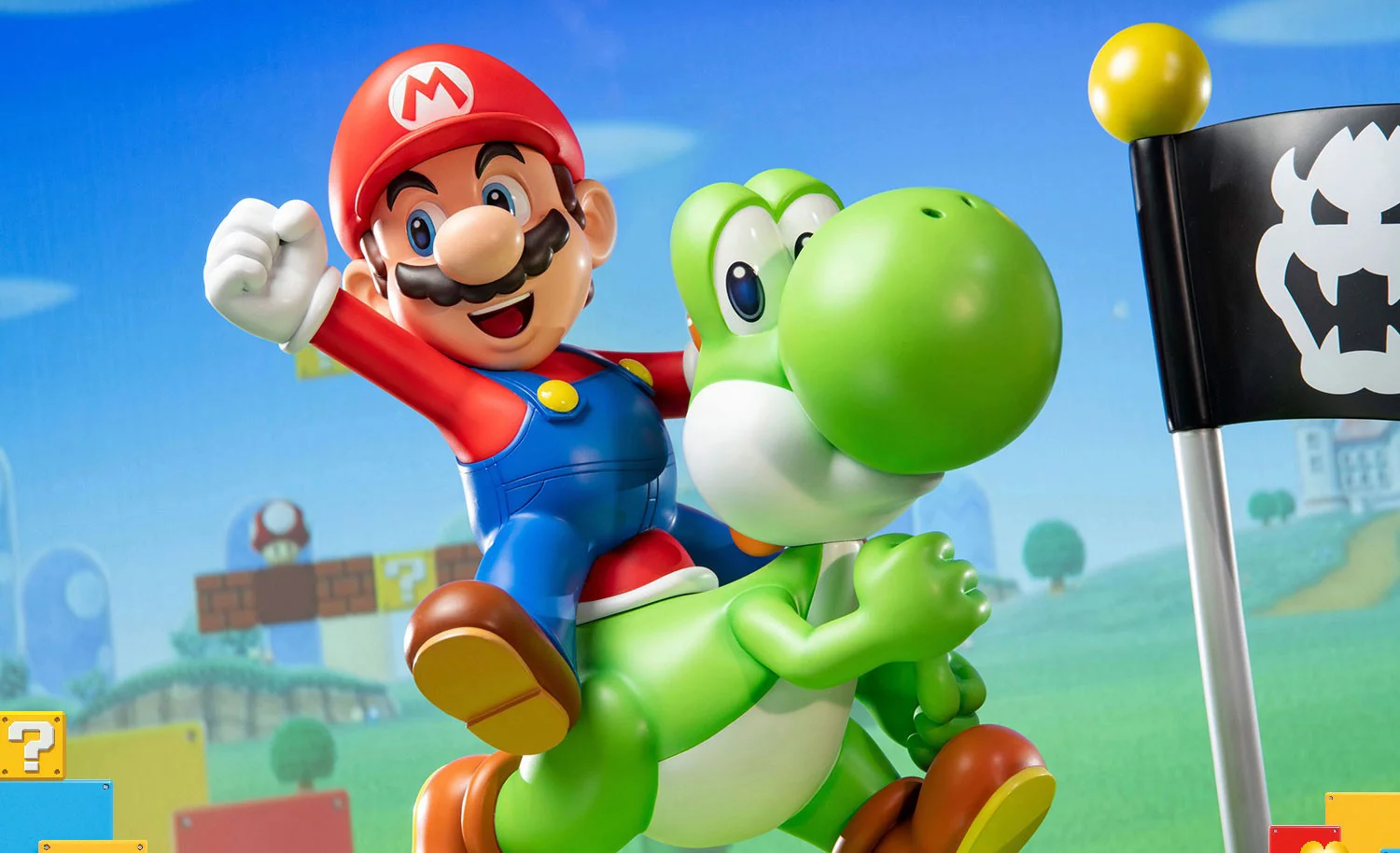 Imagen de First 4 Figures nos presenta una pieza de Mario y Yoshi