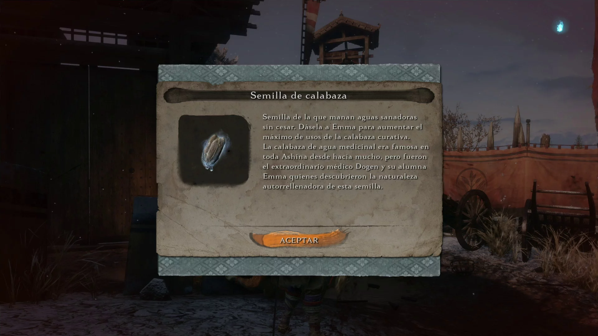 Imagen de Sekiro Shadows Die Twice - Guía localización Semillas de calabaza