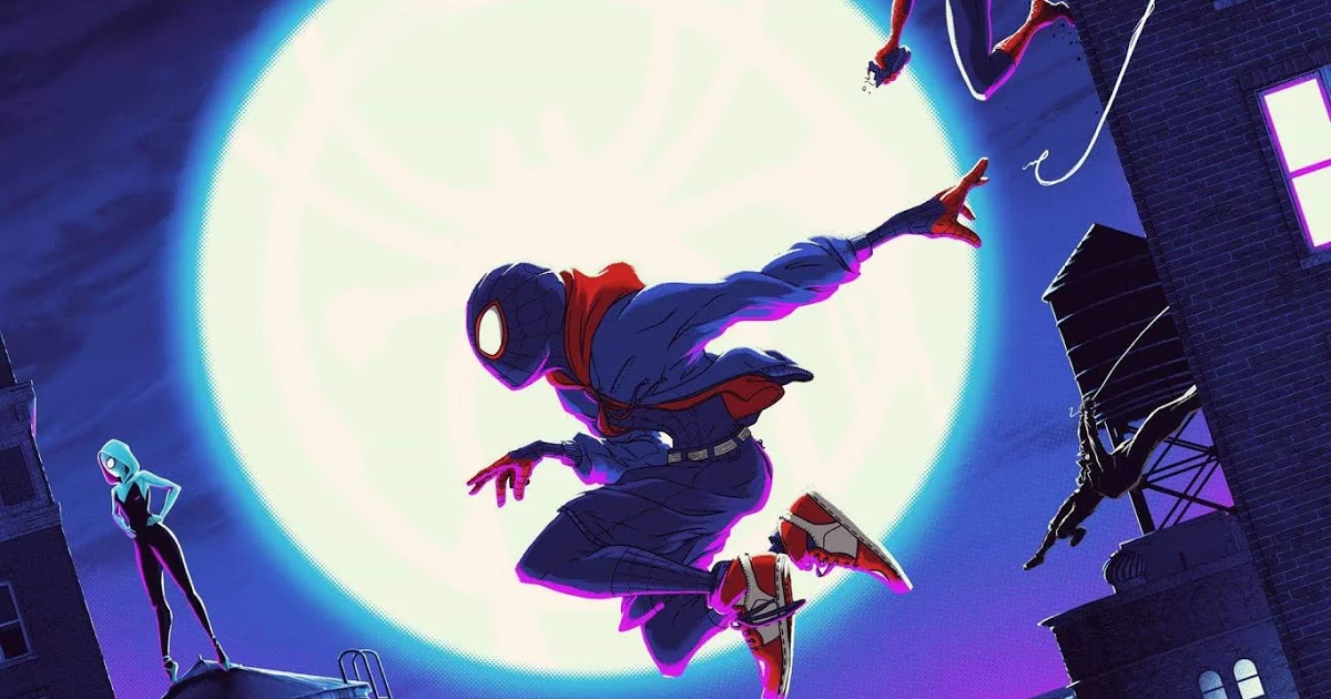 Spider Man Into the Spider Verse Print Florey Matt Ferguson Grey Matter Art