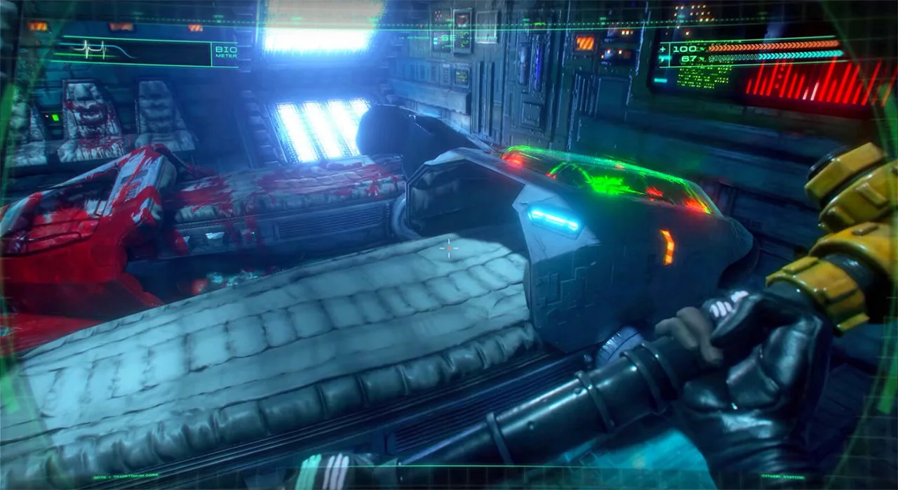 Imagen de El remake de System Shock nos introduce al nivel médico en un gameplay