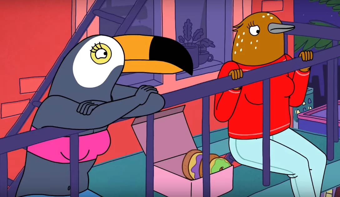 Imagen de Tuca & Bertie: Primer tráiler y fecha de estreno del nuevo BoJack Horseman de Netflix