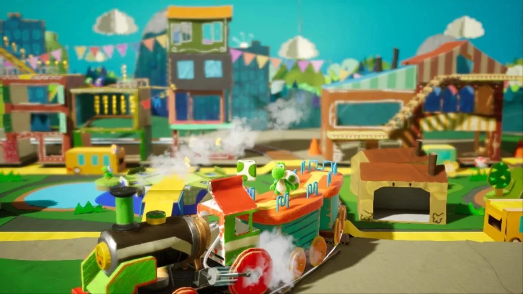 Imagen de Yoshi’s Crafted World muestra su faceta cooperativa en un gameplay